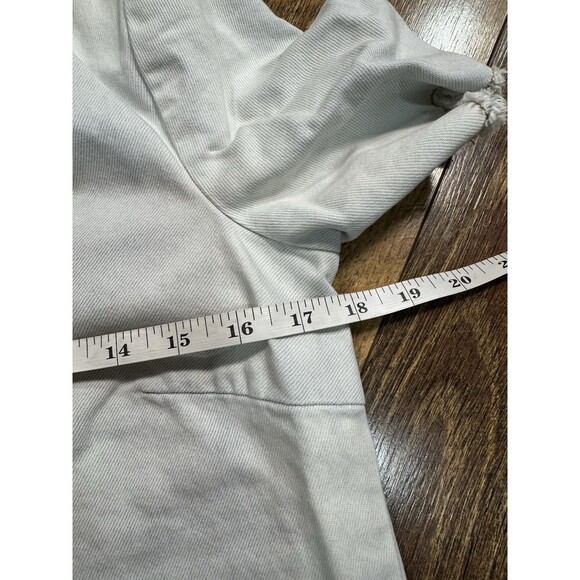 1 State Blue Jean Dress Womens XS Sleeveless V-Neck MINI DRESS Casual - Picture 4 of 4